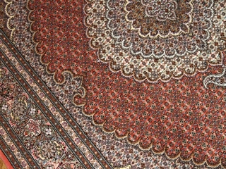 人気デザインマヒ模様タブリーズ産地ラグ57046