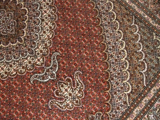 人気デザインマヒ模様タブリーズ産地ラグ57046