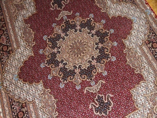 高級ハンドメイドペルシャ絨毯マヒデザイン30868