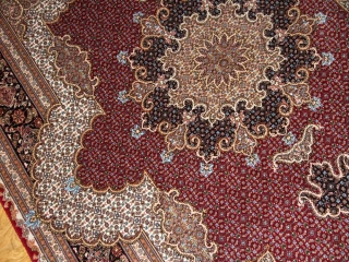 高級ハンドメイドペルシャ絨毯マヒデザイン30868