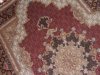 高級ハンドメイドペルシャ絨毯マヒデザイン30868