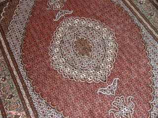 タブリーズペルシャ絨毯手織りラグ50127