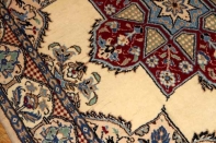 正方形ナイン手織りペルシャ絨毯49999-13003