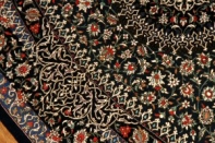 最高級敷物手織りクムペルシャ絨毯48053