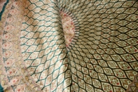 丸いペルシャじゅうたんクム、円形ジュウタン48088