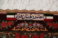 ラジャビヤン工房最高級バラデザインシルク56065