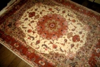 タブリーズ産手織りペルシャじゅうたん39070