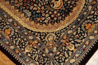 高級手織りペルシャ絨毯クムシルク48047
