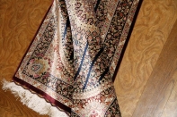 高級シルクのモハラマトデザインペルシャ絨毯56072