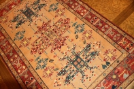 最高級トップクラス手織りペルシャキリム35880