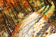 ペルシャ絨毯ピクチャ模様タブリーズ49110