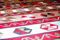 高級キリムシラズ産地、柔らかいキリム360000