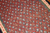 細かい模様のセネキリムセンターマット136000