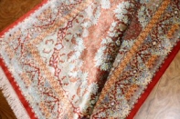 イランペルシヤ輸入玄関ラグシルク48045