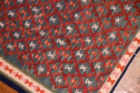 細かい模様のセネキリムセンターマット136000