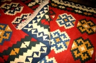 キリムのセンターラグ、激安キリム8069