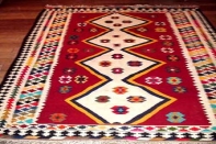 キリムじゅうたんペルシャセンターラグ400002