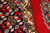 赤いキリムのアクセントラグセネ産地148000