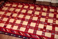 キリムラグのソファー前サイズペルシャ600003