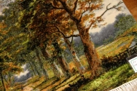 ペルシャ絨毯ピクチャー模様自然風景49109