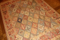 民族キリムの高級絨毯キリムラグ35875