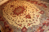 リビングサイズカーペット手織りペルシャ55392