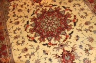 リビングサイズカーペット手織りペルシャ55392