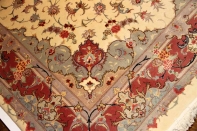 リビングサイズカーペット手織りペルシャ55392