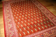 手織ペルシャセンターラグペルシャシルク絨毯2622