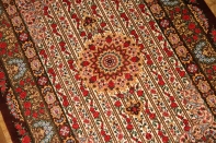 ラジャビヤン工房最高級バラデザインシルク56065