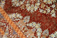 イランペルシヤ輸入玄関ラグシルク48045