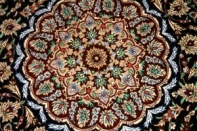 玄関マットクムシルク手織り高級絨毯48001