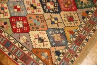 珍しい模様キリムイランシルジャン産地28026