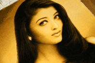 タペストリーペルシャ絨毯タブリーズ49117