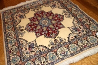 正方形ナイン手織りペルシャ絨毯49999-13003