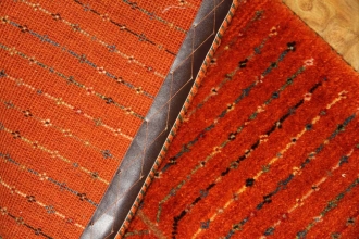 イラン輸入高級ギャッベ、細かい結び方シラズ産地37301