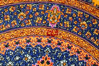 oval silk persian carpet NO:145834