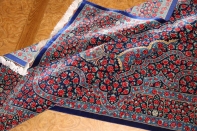 ラジャビヤン有名工房高級クムシルクペルシャ57024