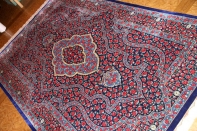 ラジャビヤン有名工房高級クムシルクペルシャ57024