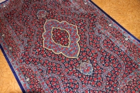 ラジャビヤン有名工房高級クムシルクペルシャ57024