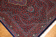 ラジャビヤン有名工房高級クムシルクペルシャ57024