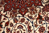 伝統的な手織りイスファハンペルシャ絨毯46312