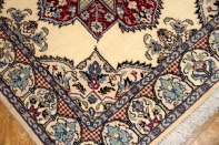 正方形ナイン手織りペルシャ絨毯49999-13003