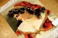 タペストリーペルシャ絨毯タブリーズ49119