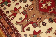 ペルシャキリム高品質ソファー前サイズ26667