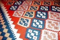 キリム廊下敷きランナーシラズウール300001