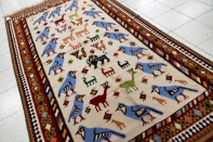 キリムビッグサイズシラズ産地の細かい織り方990001