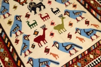 キリムビッグサイズシラズ産地の細かい織り方990001