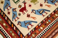 キリムビッグサイズシラズ産地の細かい織り方990001