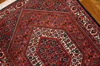 ビジャールの手織りペルシャ絨毯玄関マットウール188385